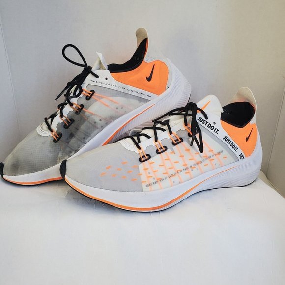 nike just do it shoes orange